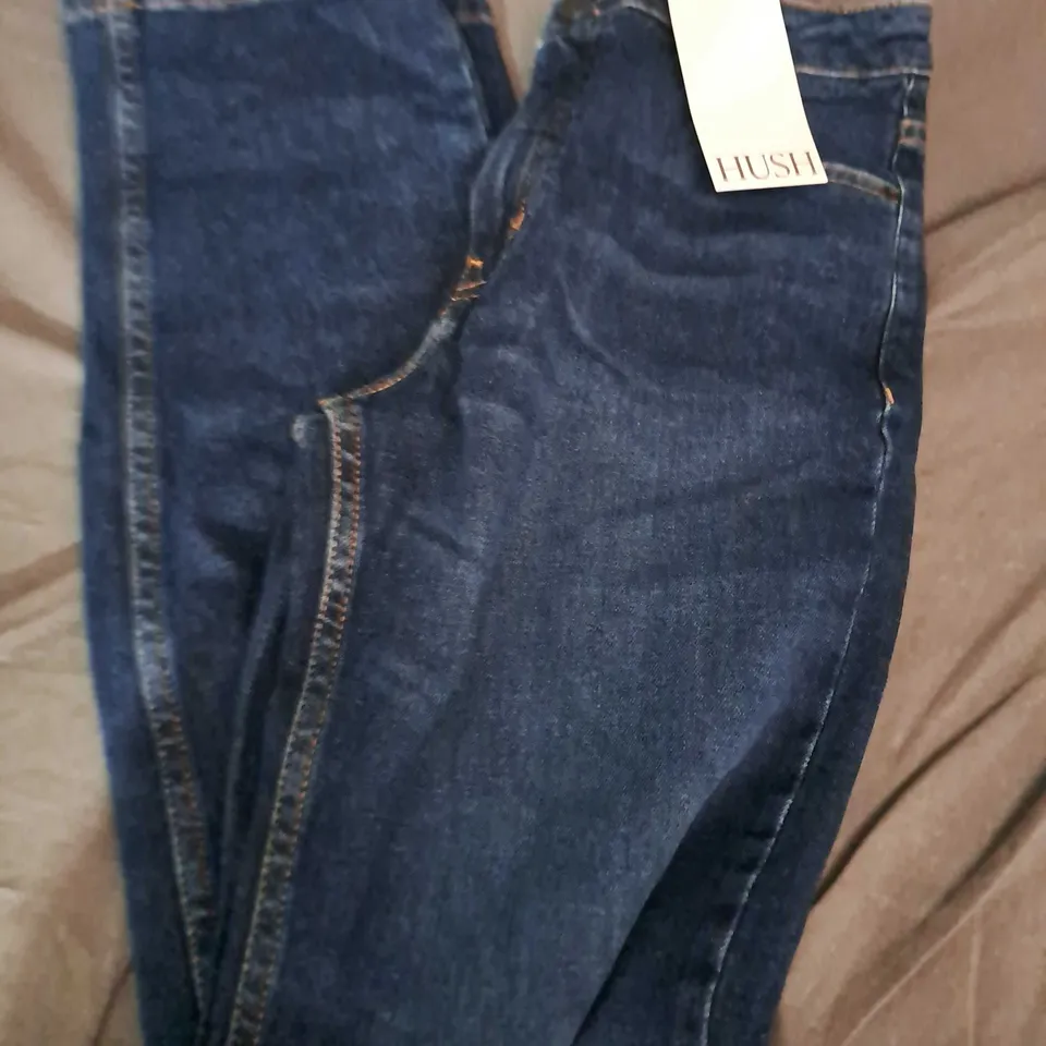 HUSH AGNES STRAIGHT JEANS IN BLUE AUTHENTIC - 8T