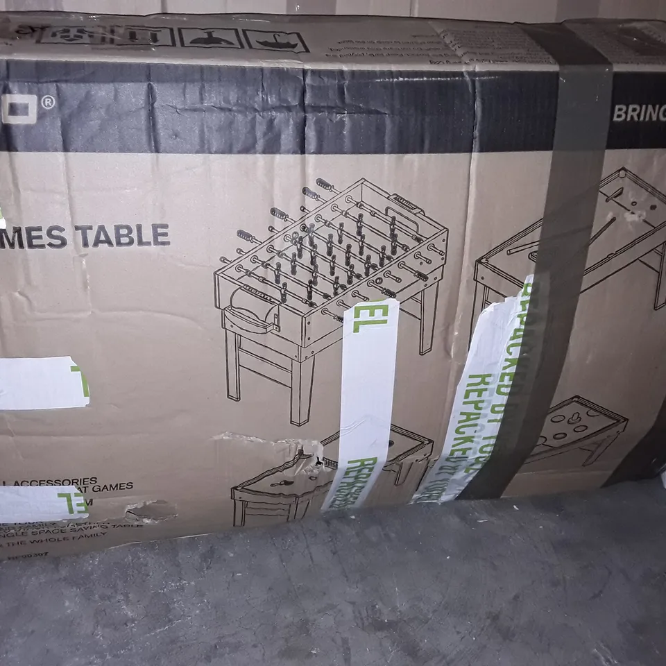 BOXED HYPRO 4IN1 GAMES TABLE - 1 BOX