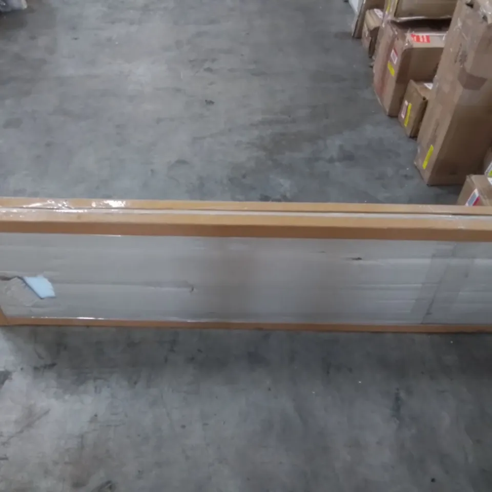 BOXED PALMIRA UPHOLSTERED BED FRAME (1 BOX ONLY, MISSING BOXES INCOMPLETE)