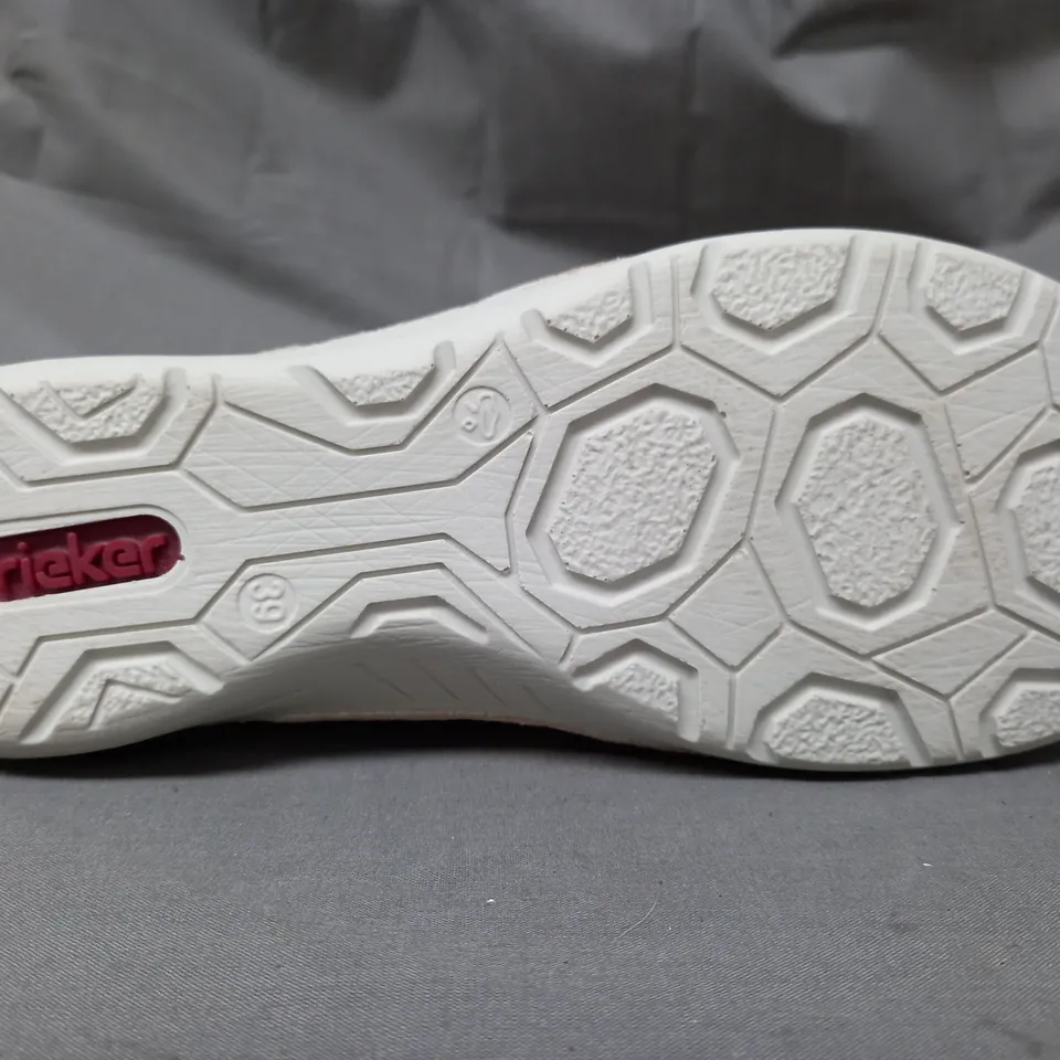 BOXED PAIR OF RIEKER TRAINERS IN MULTI SIZE 6