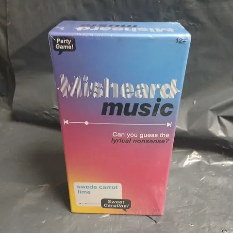 BOXED AND SEALED MISHEARD MUSIC GAME