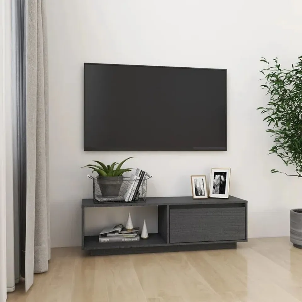 BOXED GAVON SOLID WOOD TV STAND