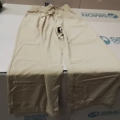 BOXED BRAND NEW APPROXIMATELY 4 JD WILLIAMS UTILITY WIDE LEG TROUSERS MUSHROOM SIZE 10