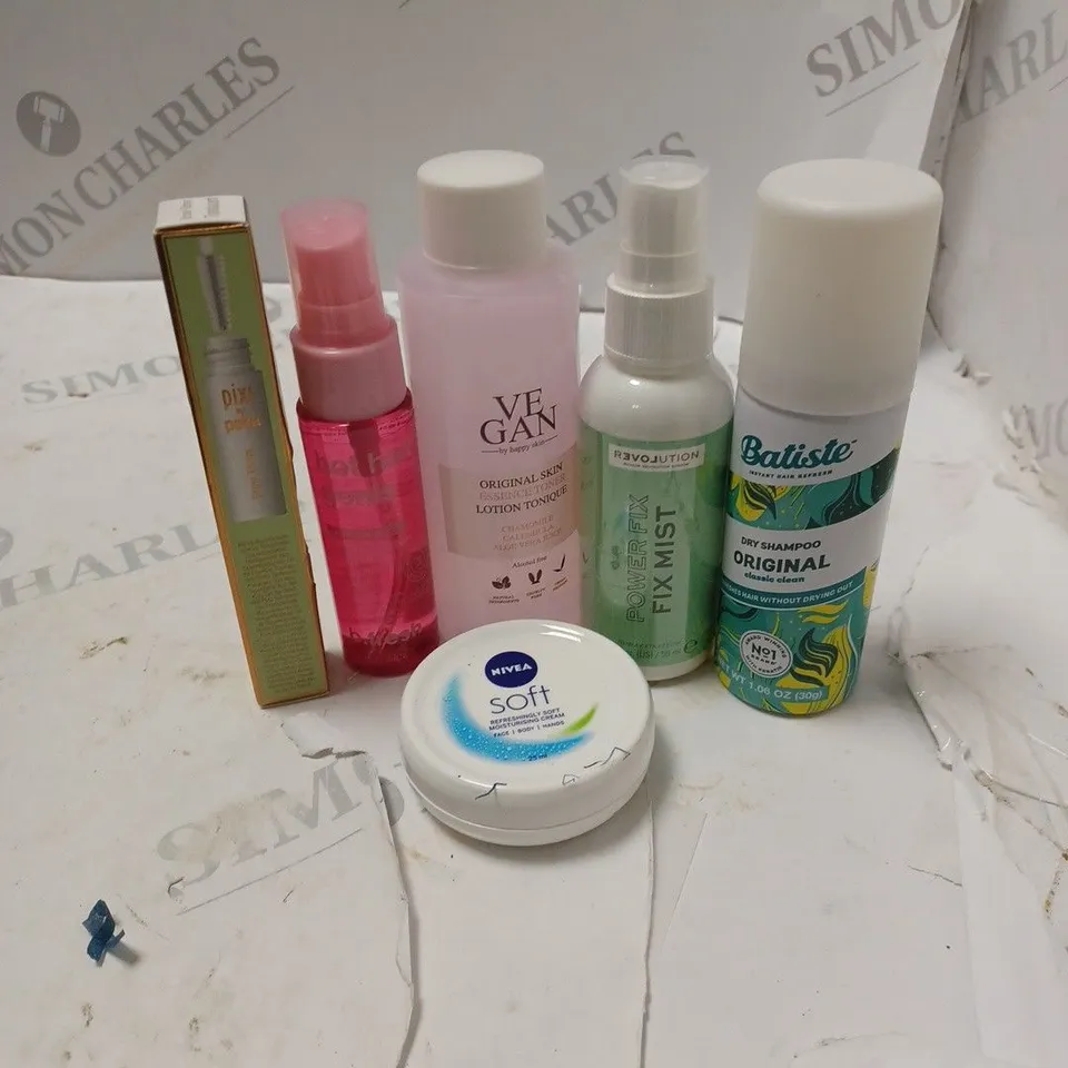 MINI BEAUTY PRODUCTS TO INCLUDE DRY SHAMPOO, ETC