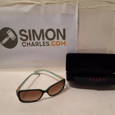 RALPH LAUREN SUNGLASSES – TURQUOISE FRAME WITH BROWN LENSES