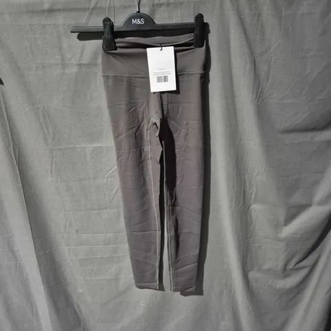SECOND SKIN LEGGINGS - CHARCOAL, UK SIZE S
