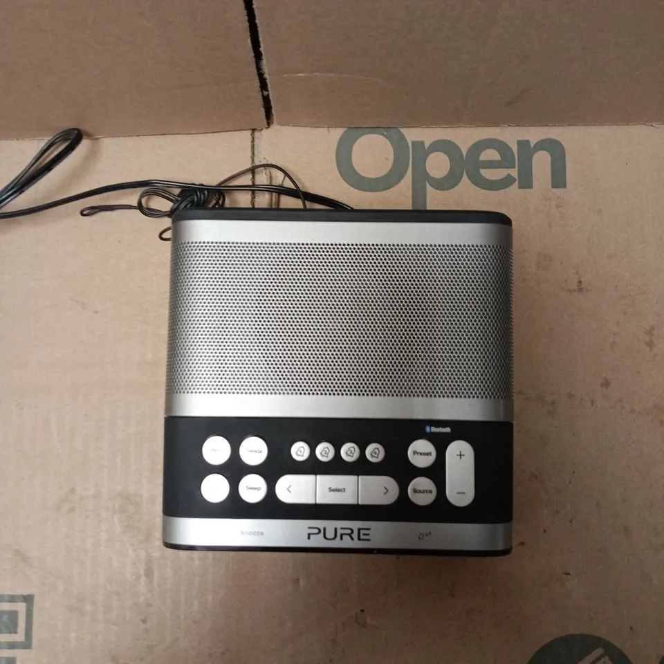 PURE SIESTA 56 BLUETOOTH BEDSIDE DAB RADIO - GRAPHITE - UNBOXED 