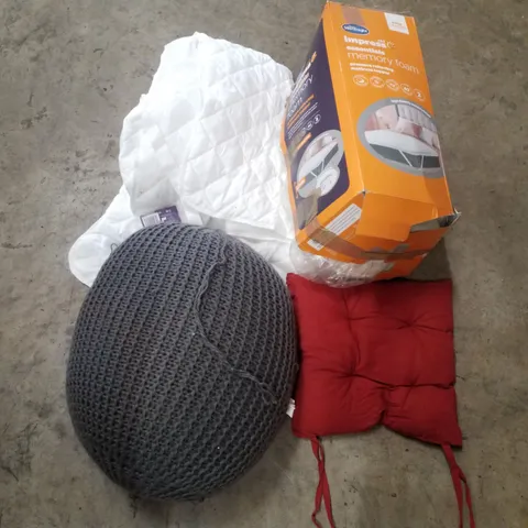 PALLET CONTAINING ASSORTED BEDDING & BEAN BAGS