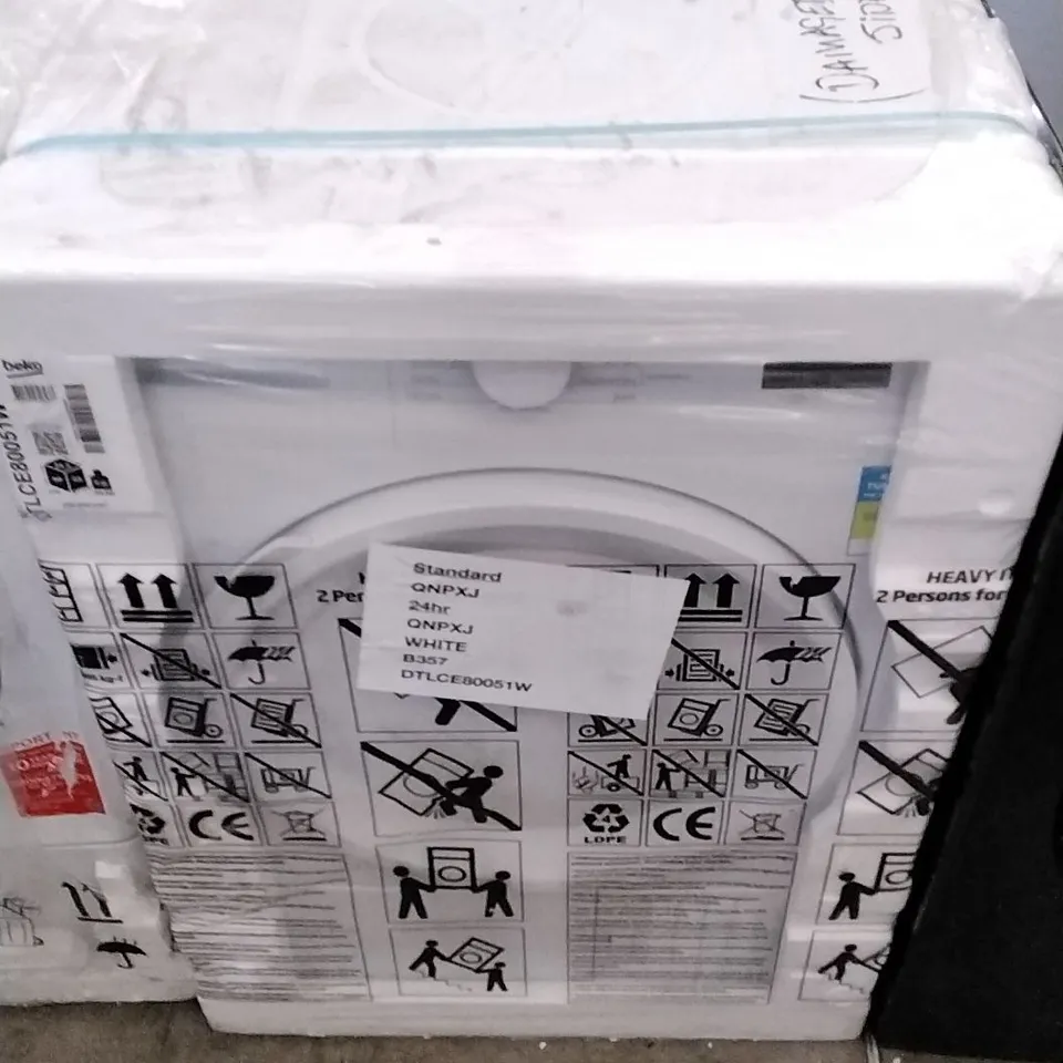BEKO DTLCE80051W FREESTANDING CONDENSER TUMBLE DRYER WHITE