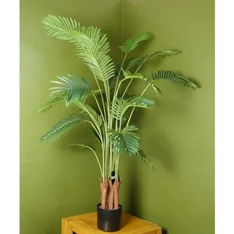 BOXED 150cm FAUX PALM PLANT IN POT LINER (1 BOX)