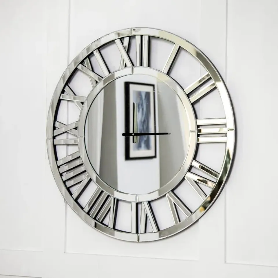 BOXED ACRYLIC WALL CLOCK (1 BOX)