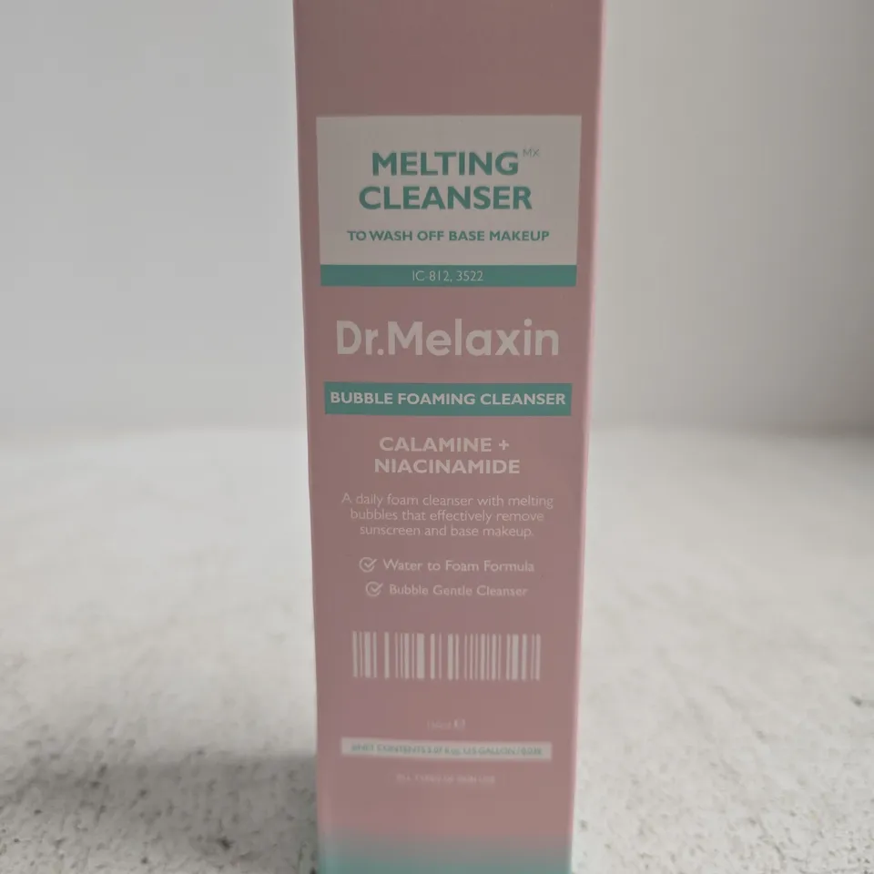 BOXED AND SEALED DR.MELAXIN BUBBLE FOAMING CLEANSER (150ML)