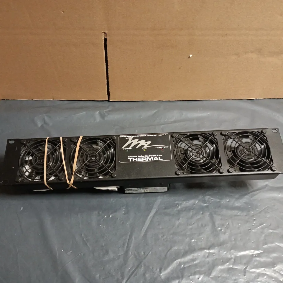 MIDDLE ATLANTIC PRODUCTS THERMAL ULTRA QUIET FAN PANEL (IUGFP-4) UNBOXED