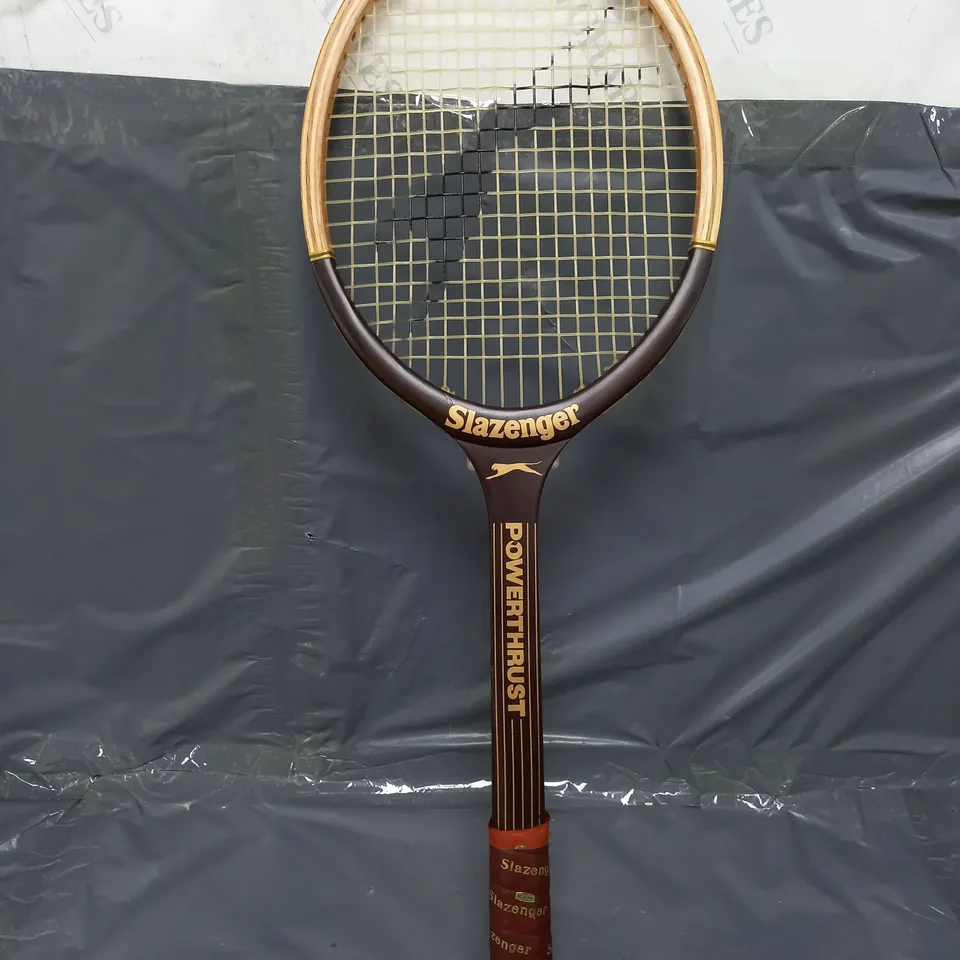 VINTAGE SLAZENGER POWERTHRUST TENNIS RAQUET