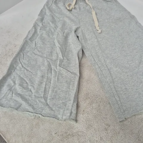 BERSHKA GREY DRAWSTRING JOGGERS – UK 8 (EU XS)