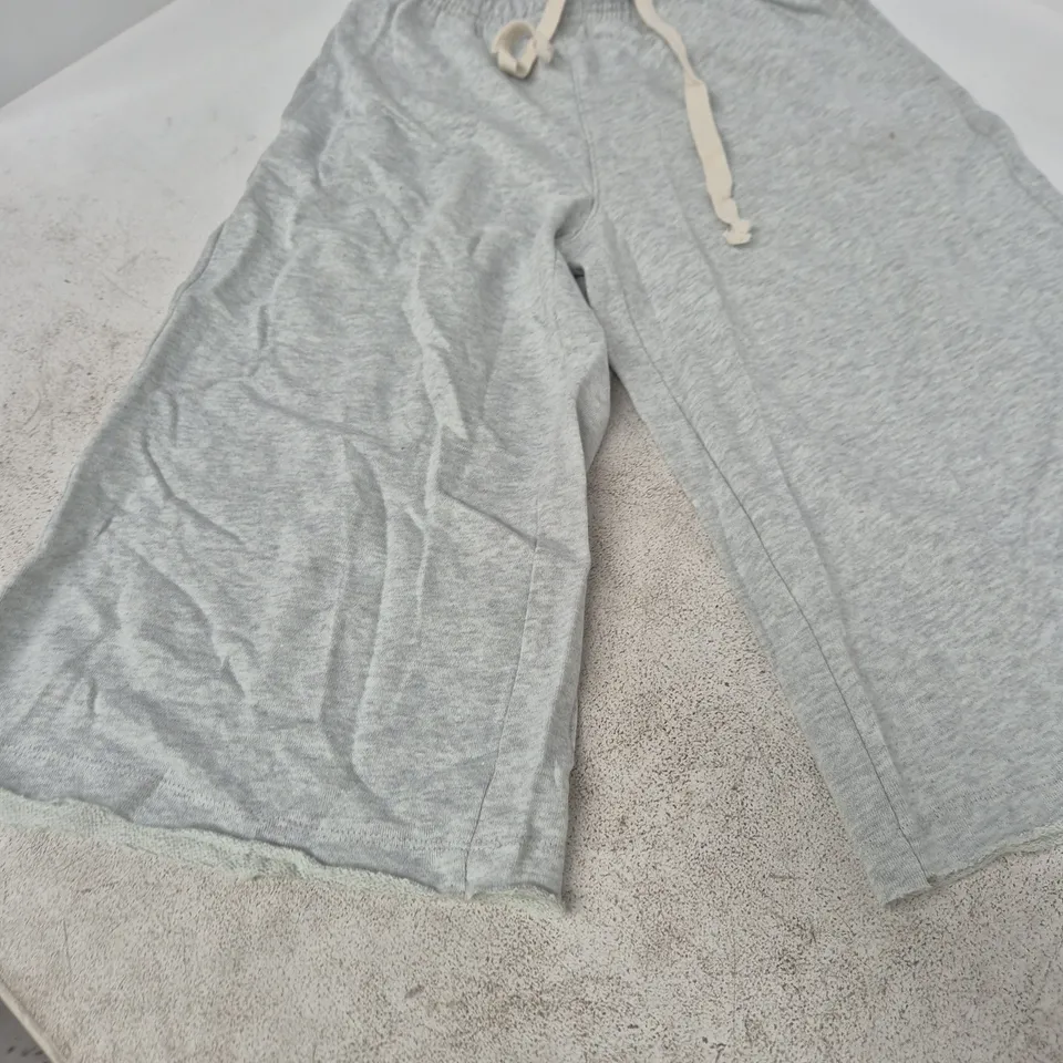BERSHKA GREY DRAWSTRING JOGGERS – UK 8 (EU XS)