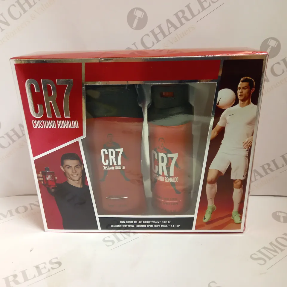 BOX OF APPROX 6 CR7 BODY SHOWER GEL AND BODY SPRAY