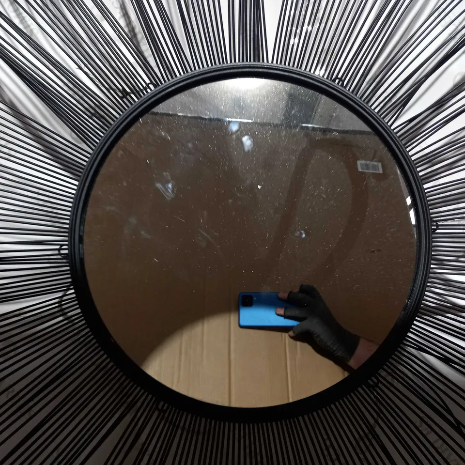 K BY KELLY HOPPEN WALL MIRROR GOLD - COLLECTION ONLY