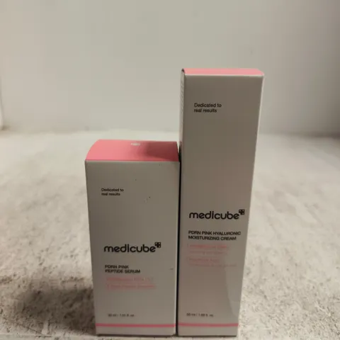 MEDICUBE PDRN PINK HYALURONIC MOISTURIZING CREAM + PDRN PINK PEPTIDE SERUM – 2-BOX SET