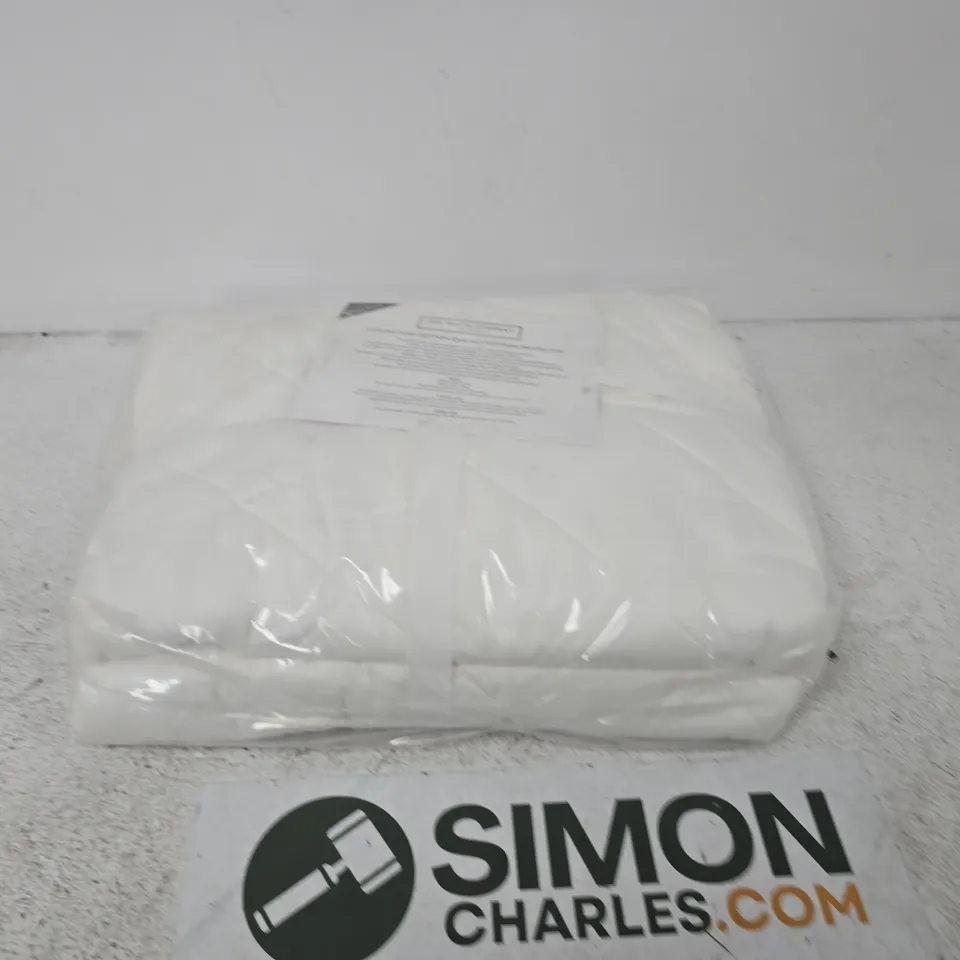 THE WHITE COMPANY LUXURY PURE-COTTON QUILTED MATTRESS PROTECTOR