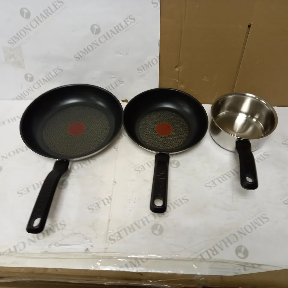 TEFAL COMFORT MAX STAINLESS STEEL POTS AND PANS INDUCTION SET