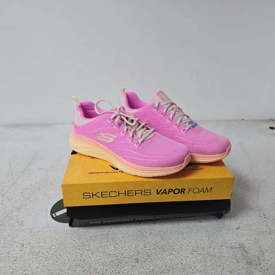 SKECHERS VAPOR FOAM SNEAKERS – PINK, WOMEN'S FOOTWEAR UK 7