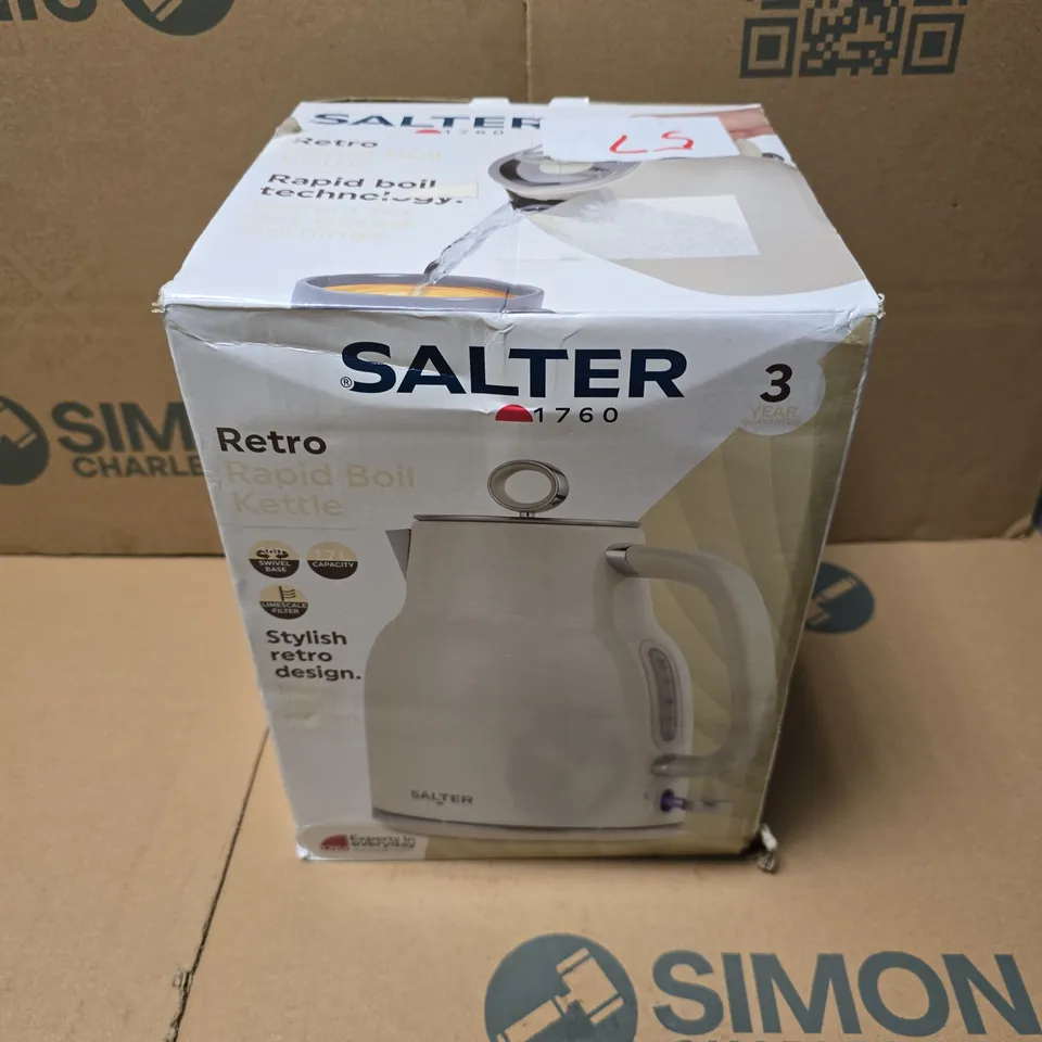 BOXED SALTER RETRO RAPID BOIL KETTLE