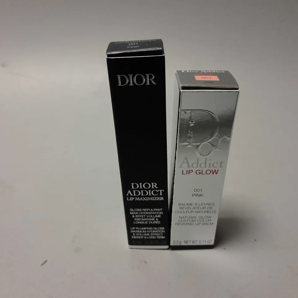 BOXED DIOR ADDICT LIP MAXIMIZER AND LIP GLOW