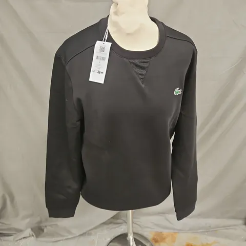 LACOSTE SPORT PULLOVER IN BLACK SIZE US M