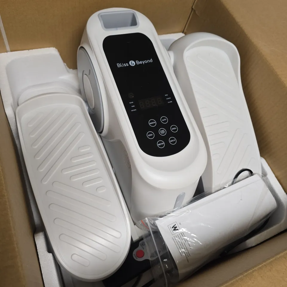 BOXED BLISS & BEYOND STEPFIT PORTABLE ELECTRIC STEPPER