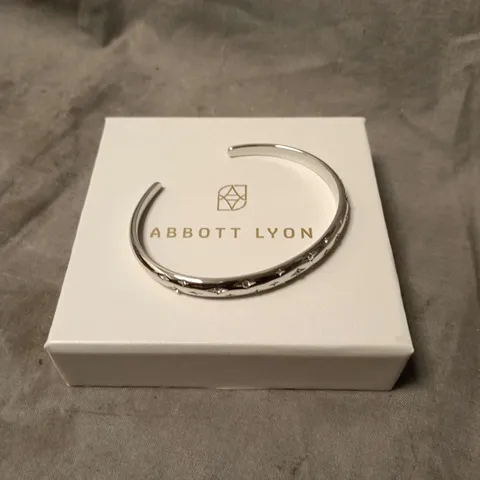 ABBOTT LYON SILVER TONE CUFF BRACELET
