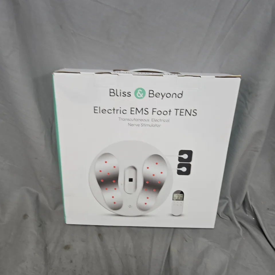 BOXED BLISS & BEYOND ELECTRIC EMS FOOT TENS