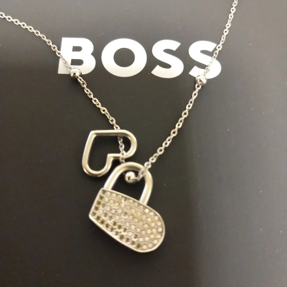 BOXED HUGO BOSS SOULMATE HEART NECKLACE