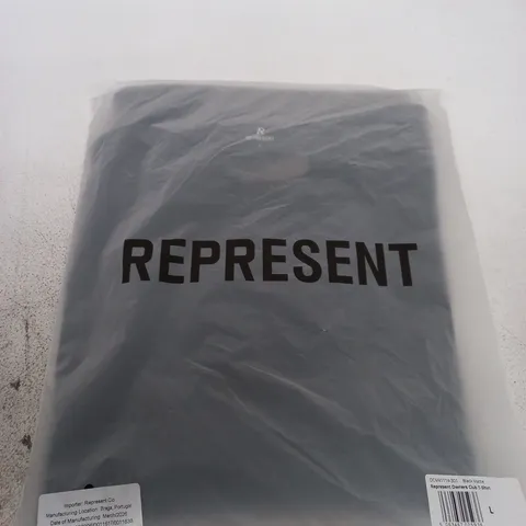 REPRESENT OWNERS CLUB T-SHIRT, BLACK MATTE – UK SIZE L