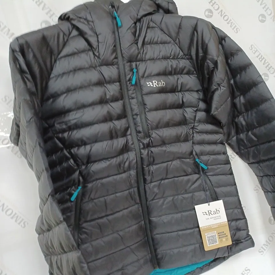 WOMENS RAB MICROLIGHT ALPINE JACKET SIZE 12