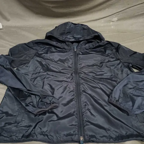 COLETICS HOODED NAVY PADDED JACKET – SIZE M