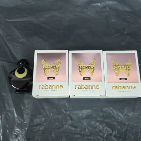 3 BOXED RABANNE OLYMPEA ABSOLU PARFUM INTENSE 6ML