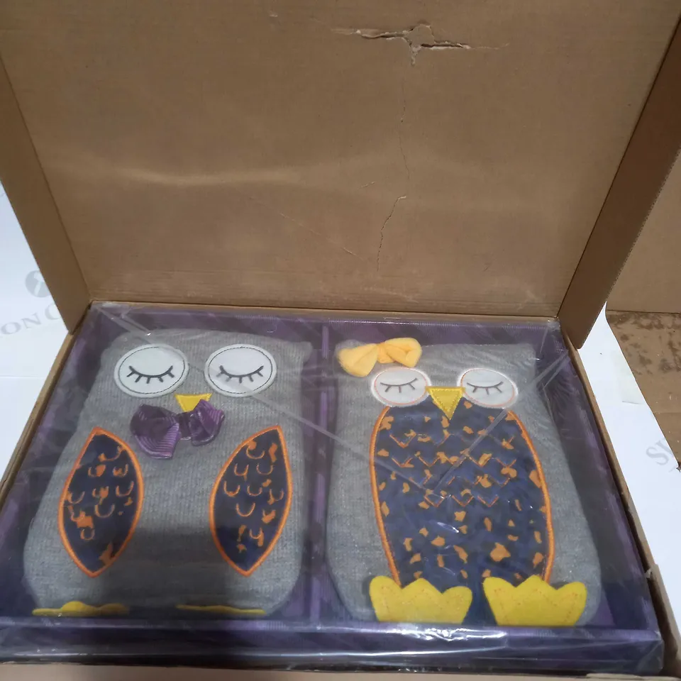 OUTLET MR & MRS OWL MICROWAVABLE HOTTIES