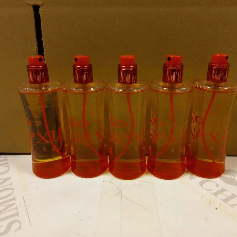 LOT OF 5 MISS FIORUCCI SO SEXY EAU DE TOILETTE