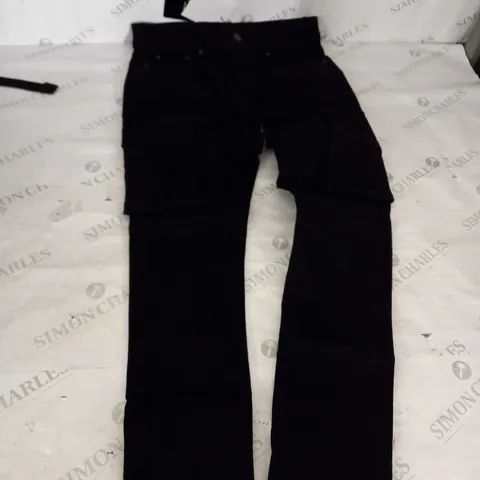 BOOHOO SUPER SKINNY  CARGO JEANS SIZE 32R 