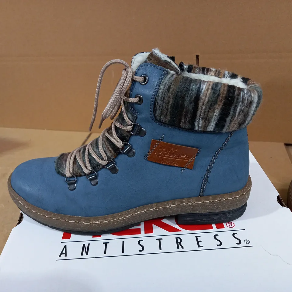 RIEKER LACE UP ANKLE BOOT 6.5