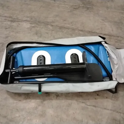 PALLET CONTAINING A LARGE QUANTITY OF INFLATABLE PADDLE BOARDS