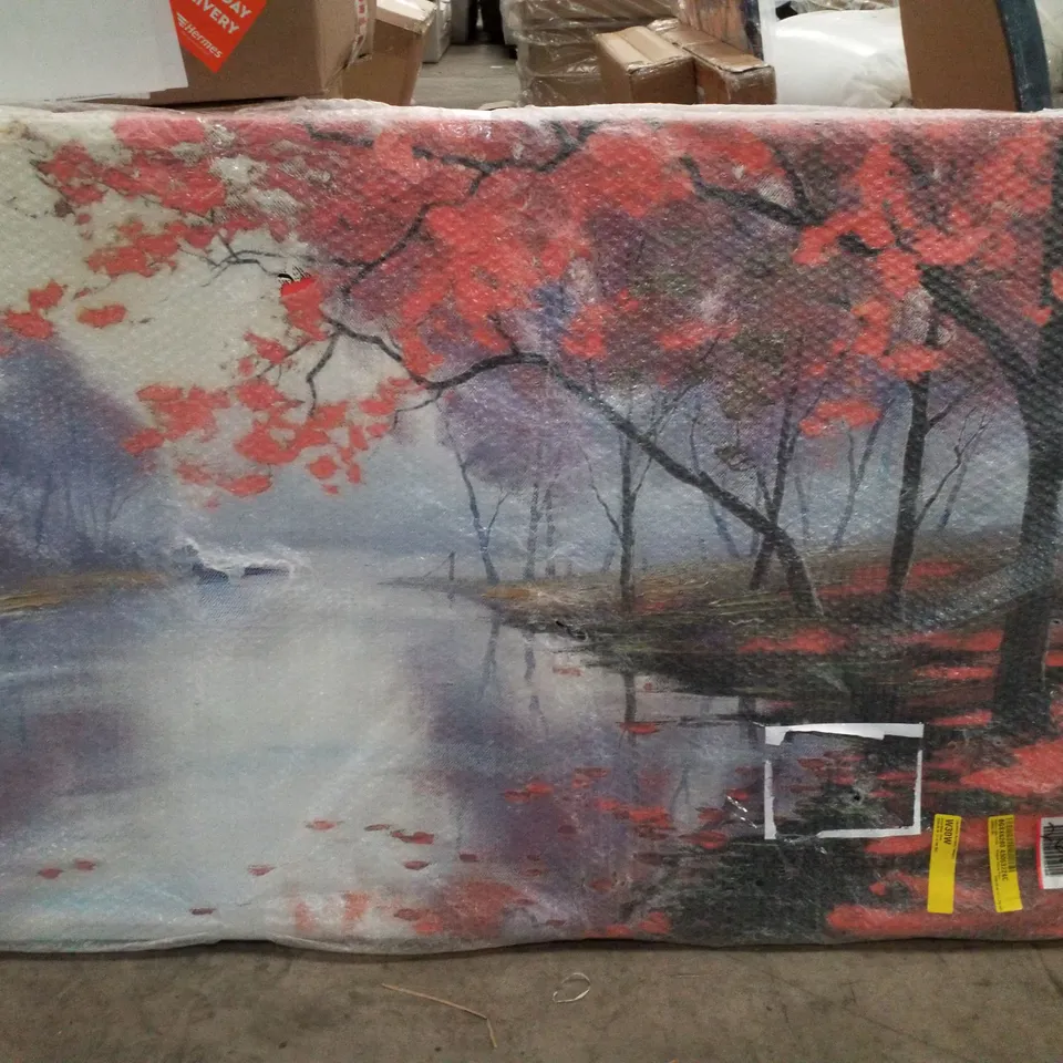 AUTUMN LAKE FOREST - WRAPPED CANVAS PRINT