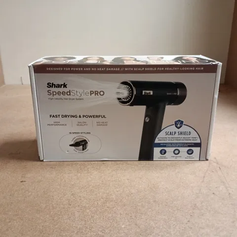 SHARK SPEED STYLE PRO HIGH VELOCITY HAIR DRYER SYSTEM BOXED