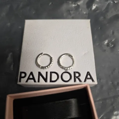 PANDORA HOOP EARRINGS