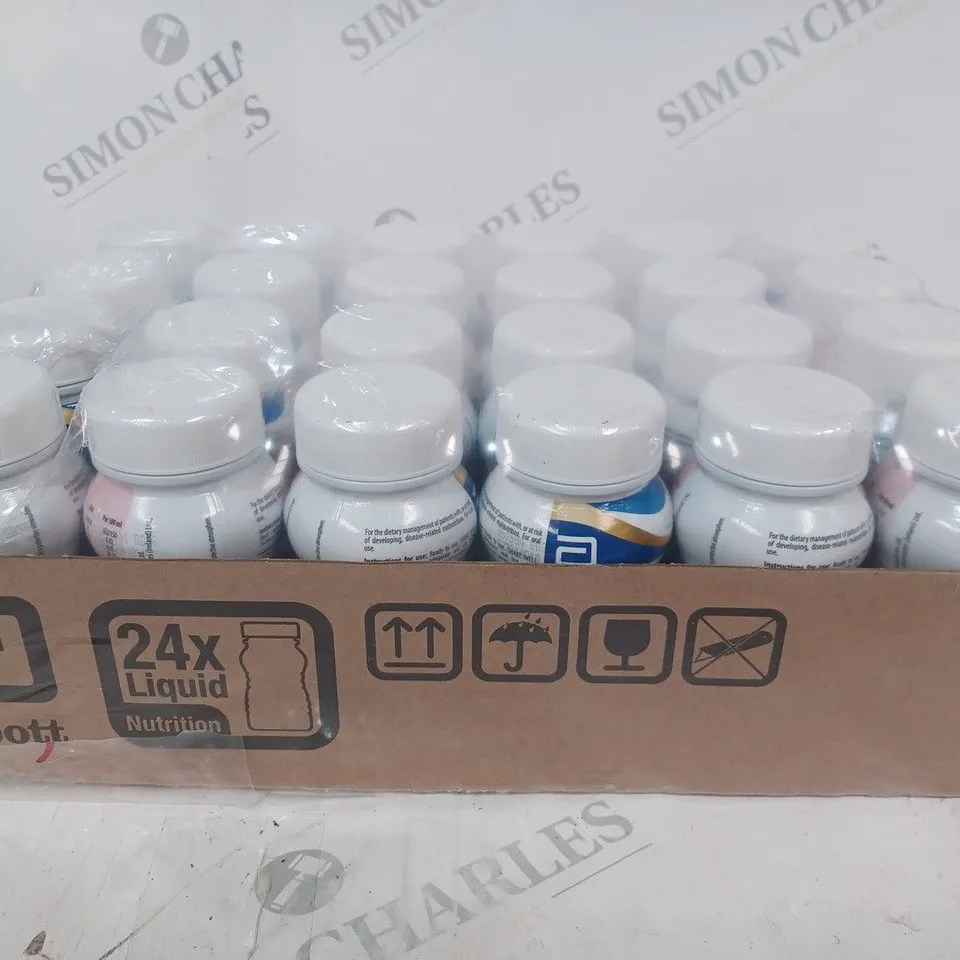 ABBOT 24 PACK OF ENSURE PLUS 200ML BOTTLES IN STRAWBERRY FLAVOUR