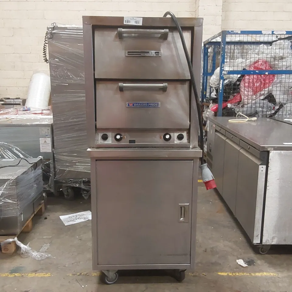 BAKERS PRIDE P44SH3 COMMERCIAL PIZZA OVEN WITH CABINET