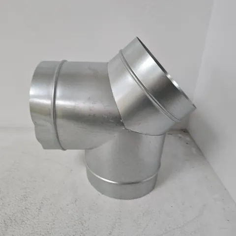 METAL Y-PIECE DUCT CONNECTOR