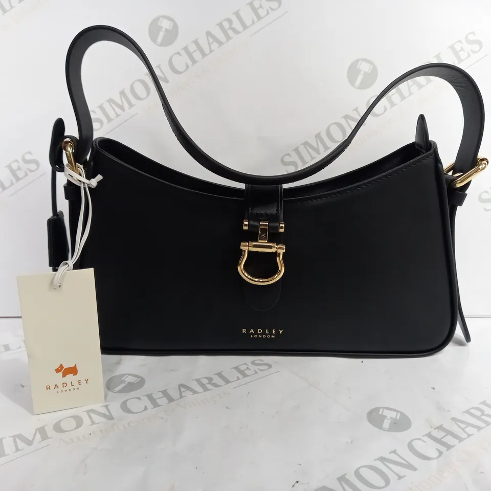 LINDEN GARDENS BLACK  BULB CLUTCH BAG 