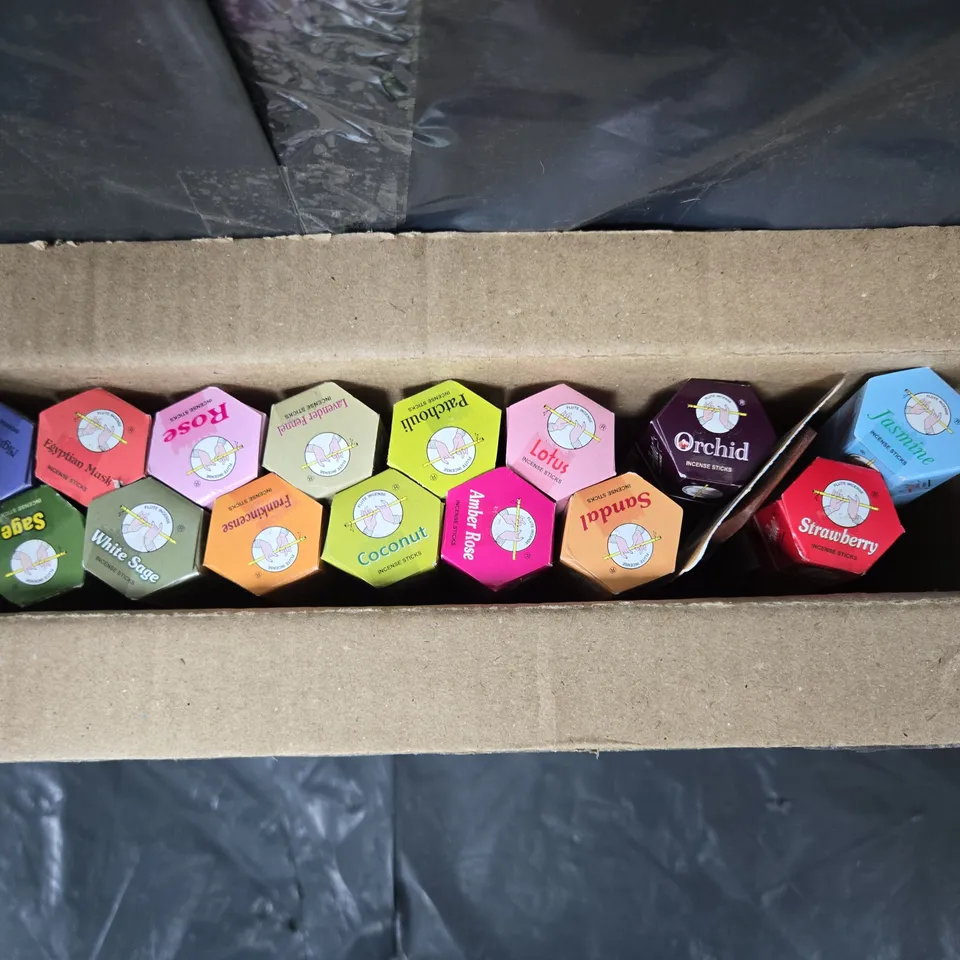 APPROXIMATELY 15 ASSORTED INCENSE STICKS  